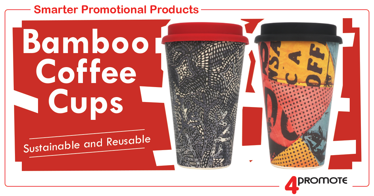 Custom Branded Reusable Bamboo Coffee Cups