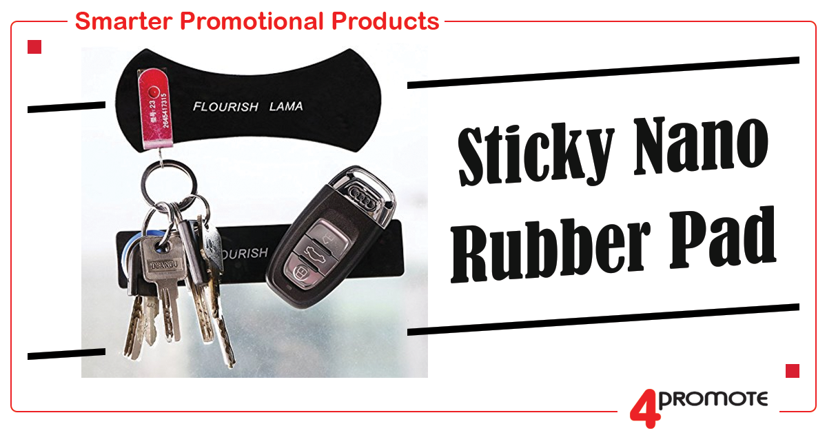 Sticky Nano Rubber Pad - Custom Branded