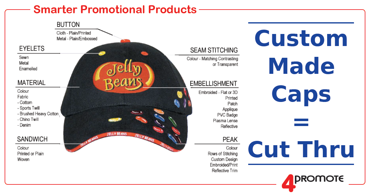 Custom Made Promo Caps