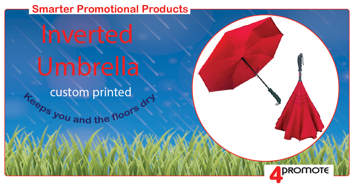 Custom Printed Inverted Umbrella