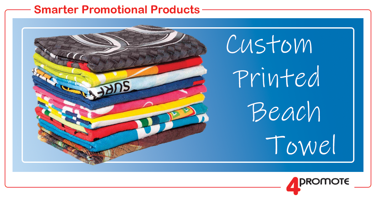 Custom Branded Printed Beach Towel