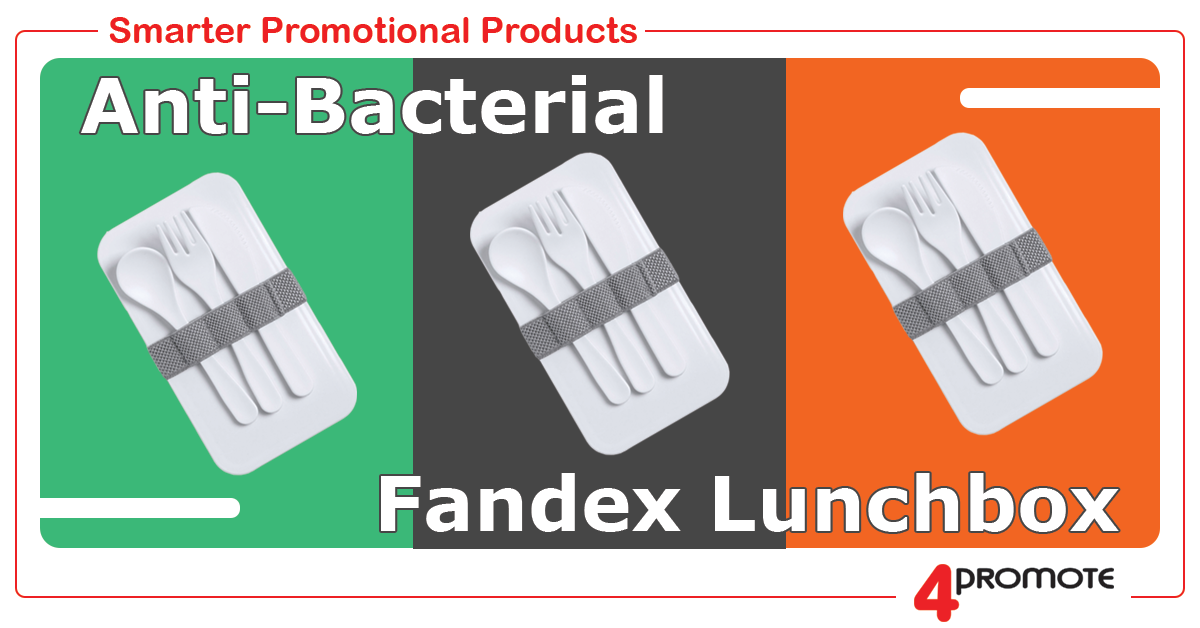 Custom Branded - Anti-Bacterial Fandex Lunchbox