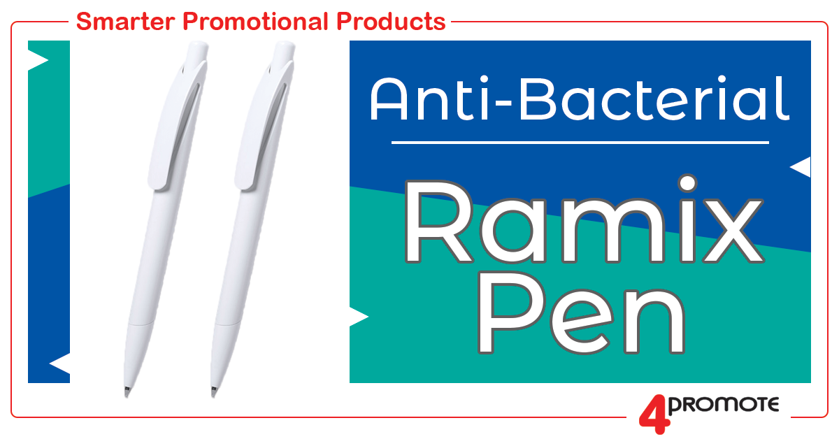 Custom Branded - Anti-Bacterial Ramix Pen