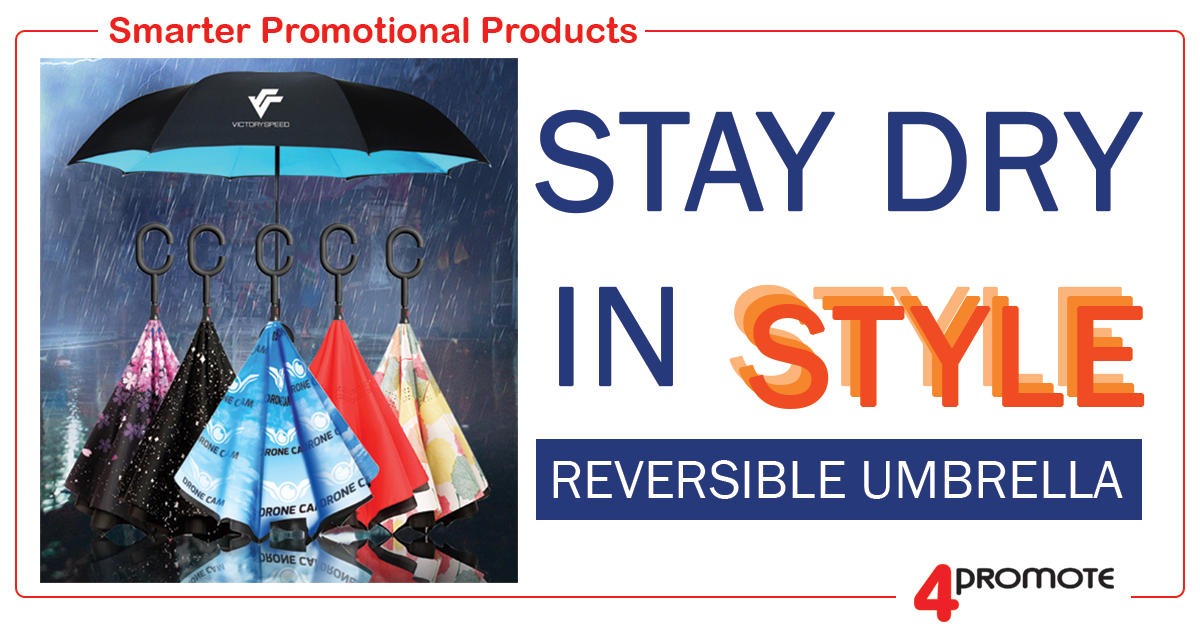 Custom Branded Reversible Umbrella
