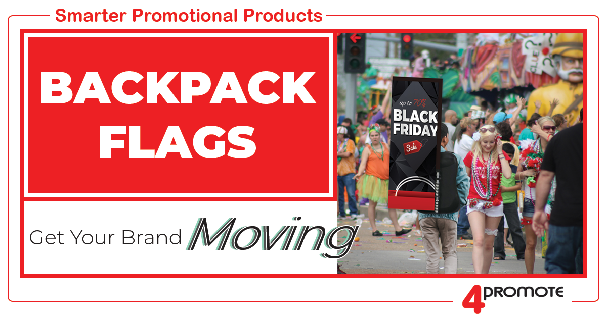 Custom Branded Backpack Flags