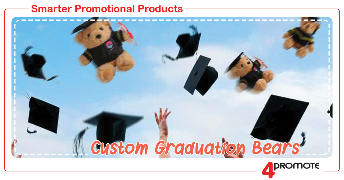 Custom Branded Graduation Bears