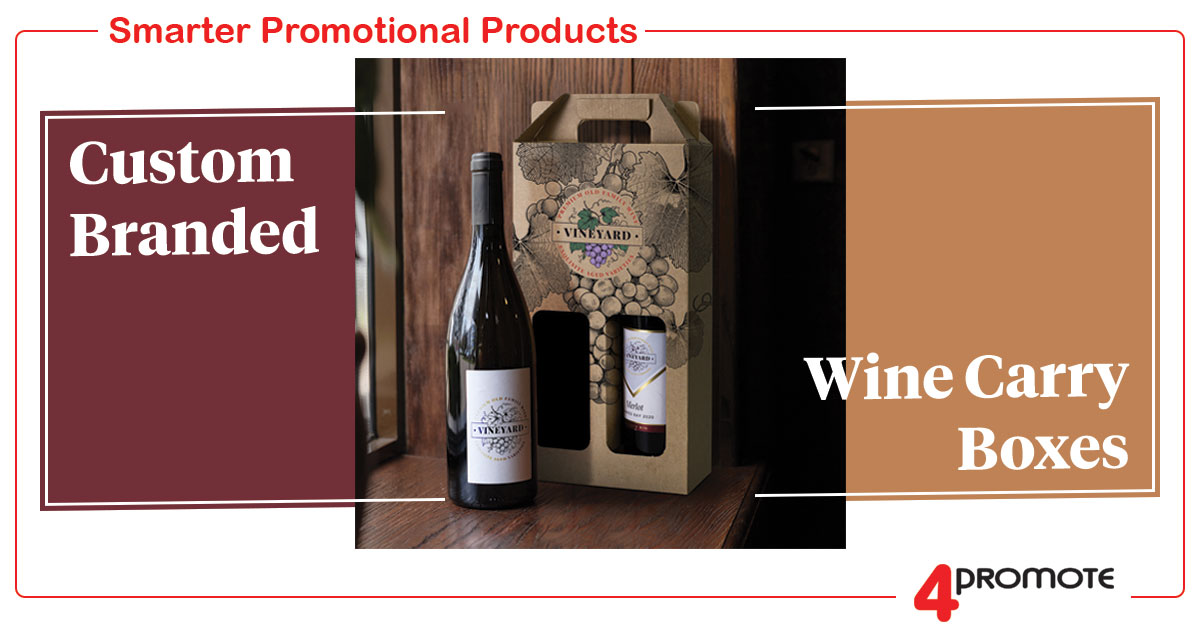 Custom Branded Wine Carry Boxes