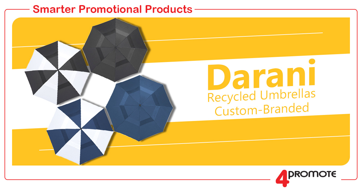 Custom Branded Darani Recycled Golf Umbrella