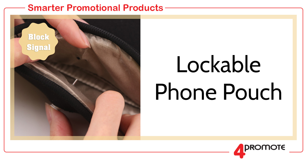 Custom Branded Lockable Phone Pouch
