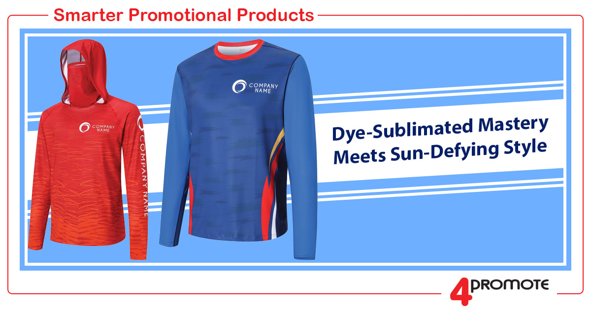 Custom Branded Dye-Sublimated Long Sleeve T-Shirts and Hoodies