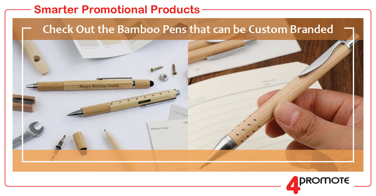 Custom Branded Bamboo Pens