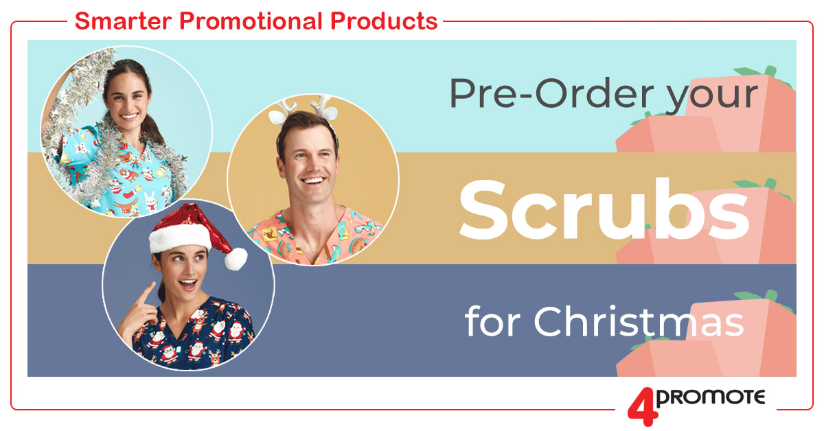 Custom Branded Pre Order Scrub Suit for Christmas