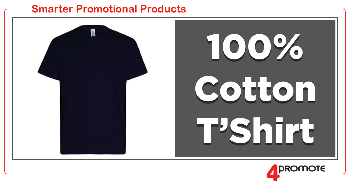 Custom Branded 100% Cotton T-Shirt