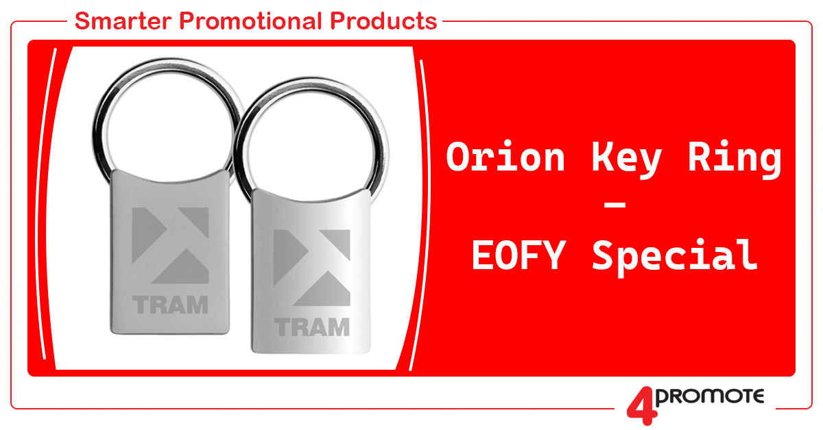 Custom Branded Orion Key Ring - EOFY Special